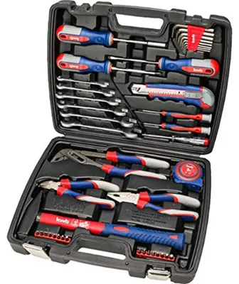Productafbeelding van kwb 370733 Gereedschapskoffer voor doe-het-zelvers en vakmensen, compleet met 42 onderdelen. (L x B x H) 29 x 34 x 7 cm (370733)