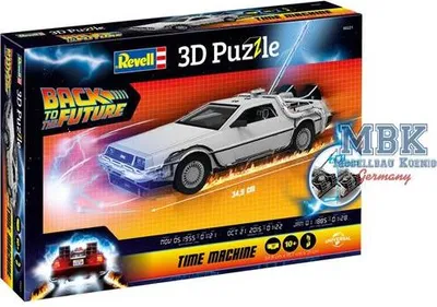 Produktbild von Revell DeLorean "Back to the Future", 157 Stück(e), Fahrzeuge, 10 Jahr(e)