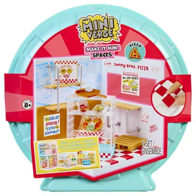 Obrázok produktu pre Miniverse Spaces Starter Pack- Pizza, Káva, 8 rok / roky, Viacfarebný, Plast