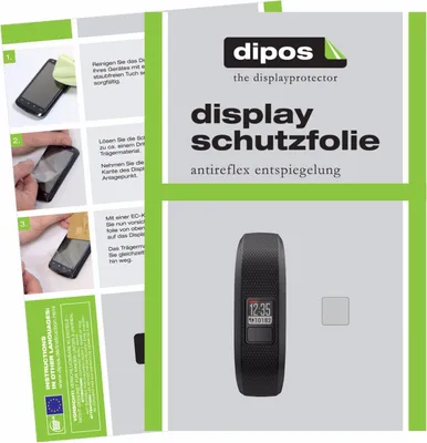 Produktbild von 6x Schutzfolie für Garmin Vivofit 3 matt Displayschutzfolie Folie Display Schutz dipos