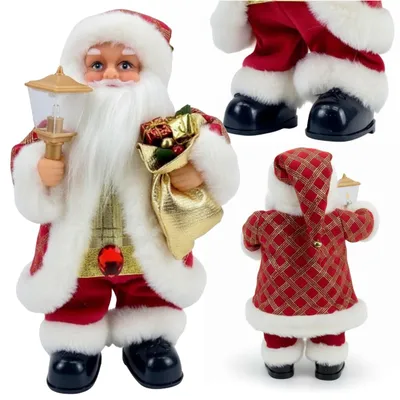 Produktbild von Tanzende Weihnachtsmann Mit Laterne – Weihnachtsdekoration Mit Melodie