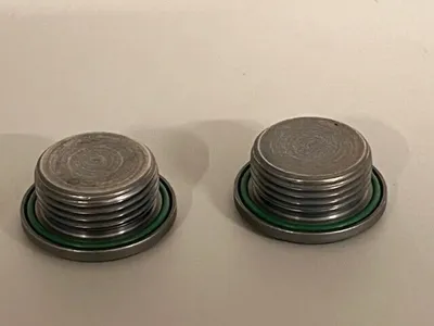Produktbild von 2x ORIGINAL BMW Verschlussschraube + O-Ring Verteilergetriebe 33117525064
