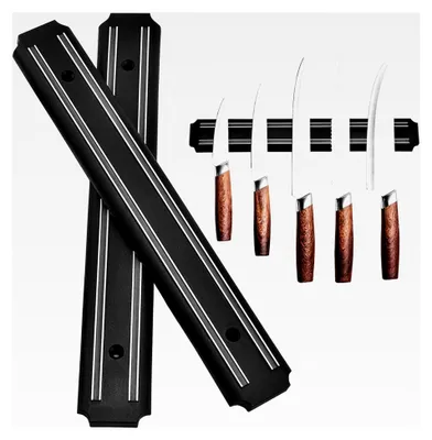 Produktbild von Magnetleiste für Messer, 2 Stück, 33 cm, magnetischer Messerhalter
