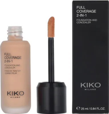 Produktbild von Kiko Milano Full Coverage 2 In 1 Foundation & Concealer 25ml