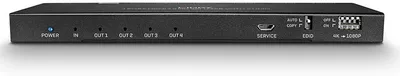 Immagine prodotto di Splitter HDMI 18G a 4 porte Lindy con audio e downscaling