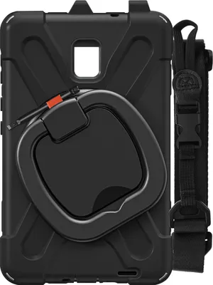 Produktbild von Avizar, Schutzhülle für Samsung Tab Active 5 Stoßfest Drehgriff + Ständer, Schwarz