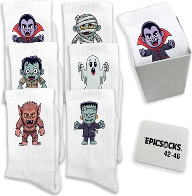 Produktbild von epicsocks Gruselgang Socken in 42-46 im