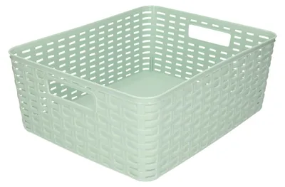 Produktbild von Plasticforte Aufbewahrungskorb/Schrankkorb - Kunststoff - mintgrun - 12L