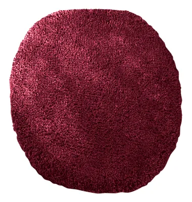 Produktbild von Kinzler hochwertiger Mikrofaser WC Deckelbezug , 47x50 cm, mit Gummizug, bordeaux; J-10000/13