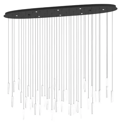 Productafbeelding van Grote hanglamp Sardenara zwart 148cm