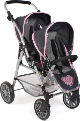 Produktbild von Bayer Chic 2000 691-26 Tandem-Buggy TWINNY, grau-n