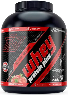 Zdjęcie produktu dla Immortal Nutrition Protein 2000 g proszek WPC 66 porcji – truskawkowy – białko wieloskładnikowe