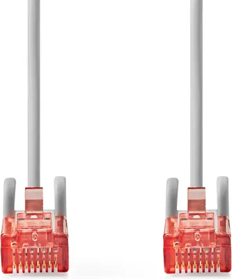 Immagine prodotto di Nedis Cavo di rete CAT6 - RJ45 maschio - RJ45 maschio - U/UTP - 20,0 m - Rotondo - PVC - Grigio - Etichetta