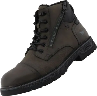 Image de Mustang Herren Tex-Stiefel gefüttert Grün (Khaki)