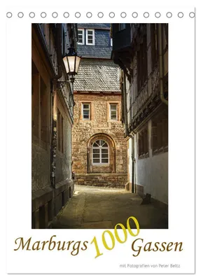 Produktbild von Marburgs 1000 Gassen (Tischkalender 2027 DIN A5 hoch), CALVENDO Monatskalender