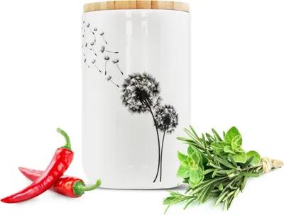 Produktbild von Vorratsdose aus Porzellan Vorratsbehälter Dose Vorratsglas Aufbewahrungsdose #7