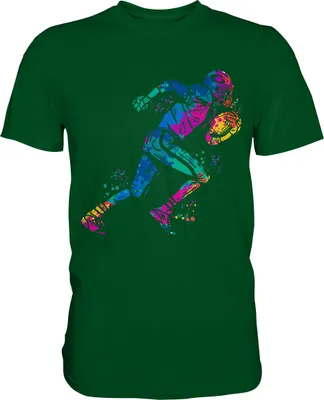 Produktbild von American Football T-Shirt – Bottle Green / M