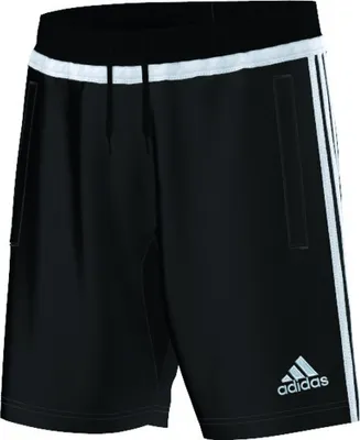 Produktbild von adidas Tiro15 Training Short schwarz/weiß M64033 M64034, Größe:164, Farbe:schwarz/weiß