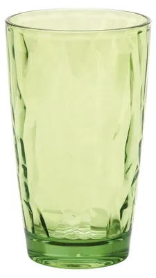 6 Polycarbonat-Becher 480 ml, grün, Ø 8,5/6,1 x 14,3 cm