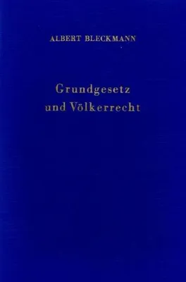 Produktbild von Grundgesetz und Völkerrecht