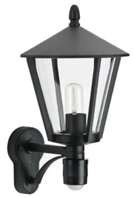 Produktbild von ALBERT Sensorleuchte 75W AGL Kst_klar E27 sw IP44
