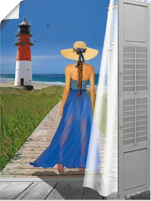 Produktbild von ARTland Poster Urlaub am Meer Größe: 45x60 cm