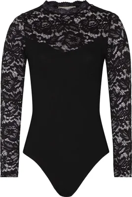 Produktbild von Spitzenbody Amina schwarz XS