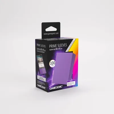 Obrázok produktu pre Gamegenic – Obaly na karty Prime, 66x91 mm (100 kusov)