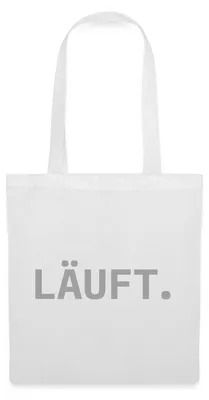 Produktbild von Spreadshirt Stromberg Läuft Stoffbeutel, One size, Weiß