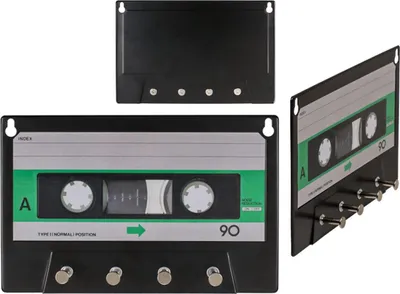 Produktbild von Metall-Schlüsselbrett, Musikkassette