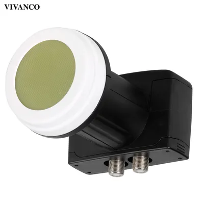 Produktbild von VIVanco™SAT Universal Premium Twin LNB für optimale Satellitenverbindung