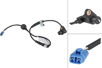 Produktbild von A.B.S. ABS Sensor Raddrehzahl für SUZUKI IGNIS II 30198