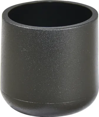 Produktbild von WAGNER Kappen für Stahlrohr rund 4tlg. - Ø 20 / 24 x 23 mm, Abrieb 5 mm, Kunststoff schwarz - 15062099