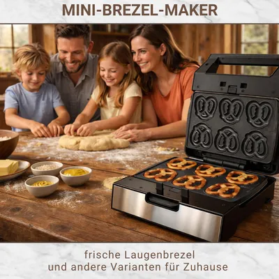 Immagine prodotto di Mini Brezel Maker mit Wechselplatten Gusto Antihaftbeschichtet