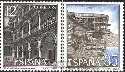 Produktbild von Briefmarken Spanien 1986 Mi 2714-2715 (kompl.Ausg.) postfrisch Fremdenverkehr