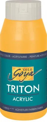 Produktbild von KREUL SOLO GOYA Triton Acrylic, 750 ml, Gelb, Flasche