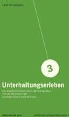 Produktbild von Wünsch, C: Unterhaltungserleben