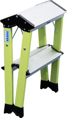 Produktbild von Krause Aluminium-Klapptritt MONTO Rolly grün 2,45 m