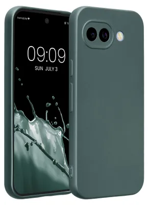 Produktbild von kwmobile Handyhülle für Google Pixel 10a Hülle - weiche Silikon Case metallisch schimmernd - Schutzhülle Cover - Metallic Petrol