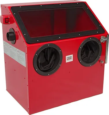 Produktbild von Sandstrahlkabine SBC110L 3-6bar Sandstrahlmaschine Düsen Handschuhe Folien