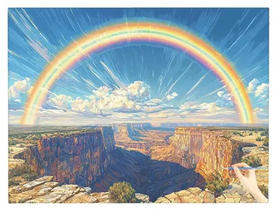 Imagen del producto de Kit de pintura por números para adultos y niños