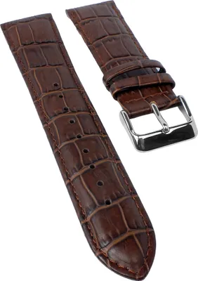 Produktbild von Casio Uhrenarmband | Ersatzband Collection Leder braun 23mm BEM-306L