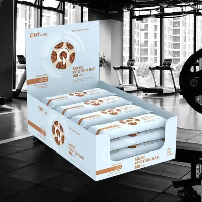 Produktbild von MILKii Protein Bar (12x60g) Cookie