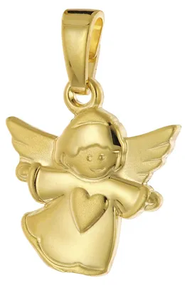 trendor 31044 Engel Schmuck-Anhänger für Kinder 925 Silber Vergoldet 1