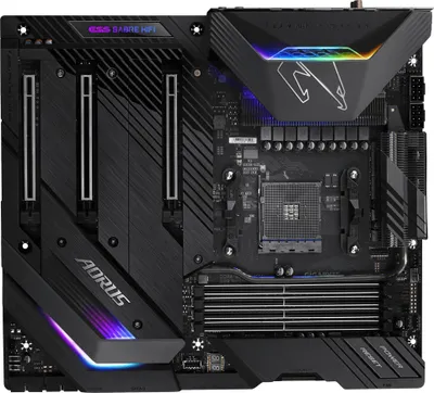 Image de Gigabyte X570 AORUS XTREME (rev. 1.0) - AMD - Socket AM4 - AMD Ryzen - DDR4-SDRAM - DIMM - 2133,2400,2667,2933,3200,3300,3333,3400,3466,3600,3733,3800,3866,4000,4133,4266,4300,4400 MHz