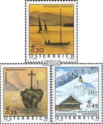 Produktbild von Briefmarken Österreich 2003 Mi 2438-2439,2454 (kompl.Ausg.) gestempelt Ferienland