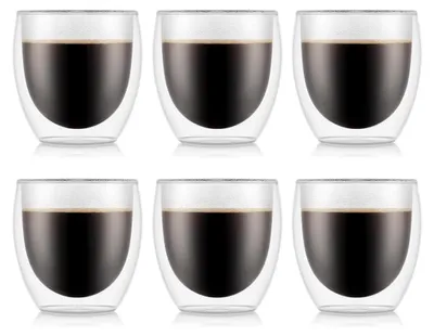 Obrázek produktu pro Bodum PAVINA sklenice s dvojitou stěnou 0,25 l sada 6 kusů