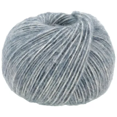 Produktbild von Lana Grossa - Natural Alpaca Pelo 0017 graublau meliert