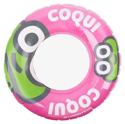 Produktbild von Coqui - Aufblasbarer Schwimmreifen für Kinder, Logo PP13626 (60 cm) (Pink)