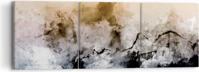 Produktbild von Bild auf Leinwand - Leinwandbild - 3 Teile - Abstraktion Wolken Berge - 90x30cm - Wand Bild - Wanddeko - Wandbilder - Leinwanddruck - Bilder - Wanddekoration - Leinwand bilder - CA90x30-4894